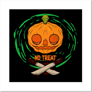 No Treat Posters and Art